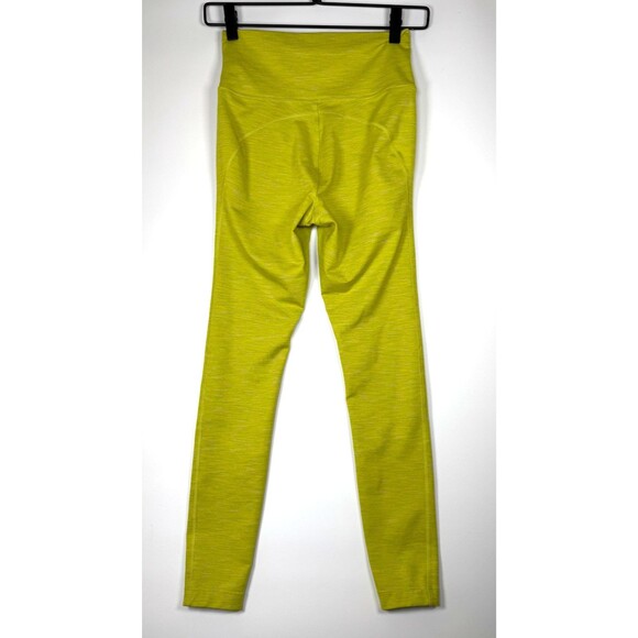 Outdoor Voices Leggings Womens Small Lime Green Heather High Rise Activewear - Picture 3 of 10